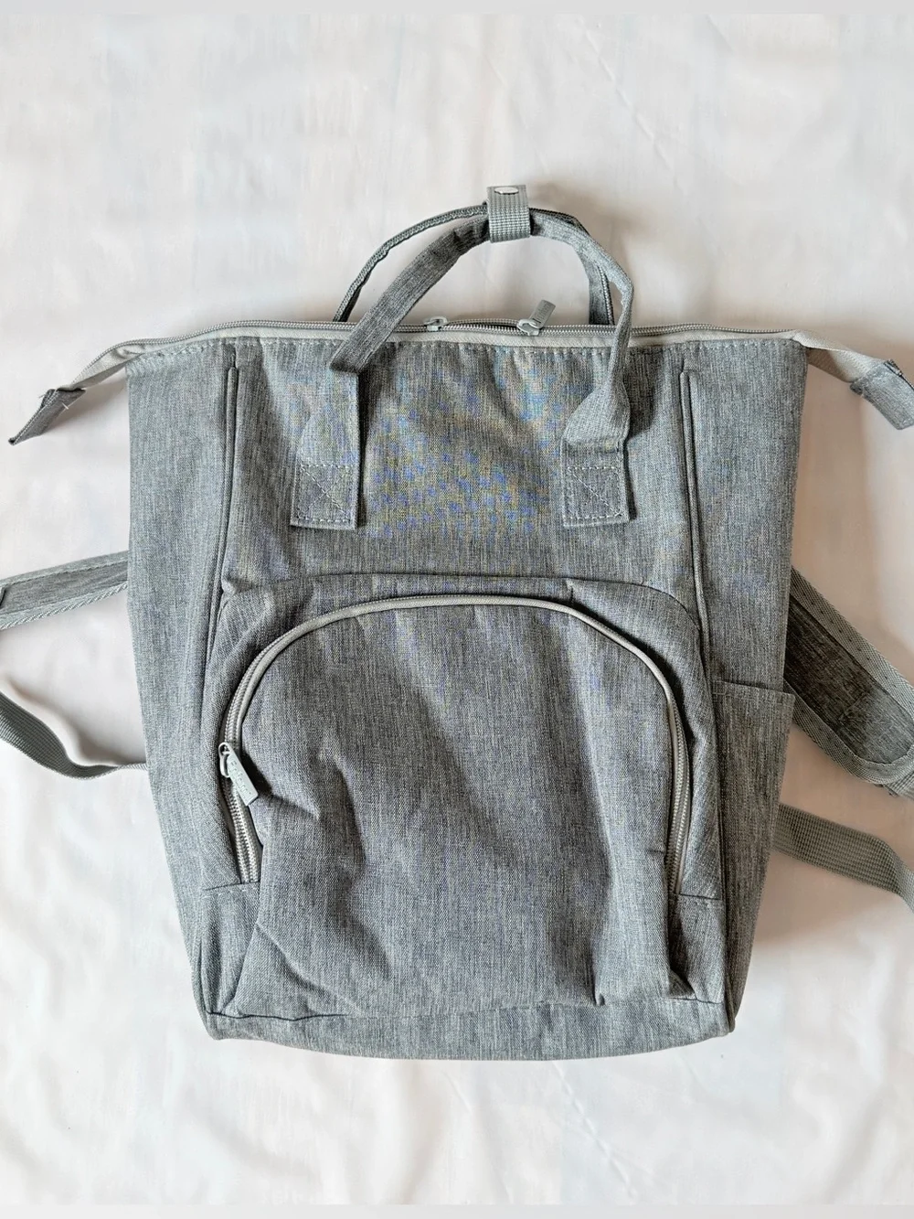 Enfamil Wonder bag Insulated Backpack heather gray diaper bag